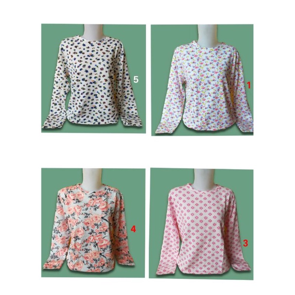 NEVADA KAOS LENGAN PANJANG/KAOS CEWEK