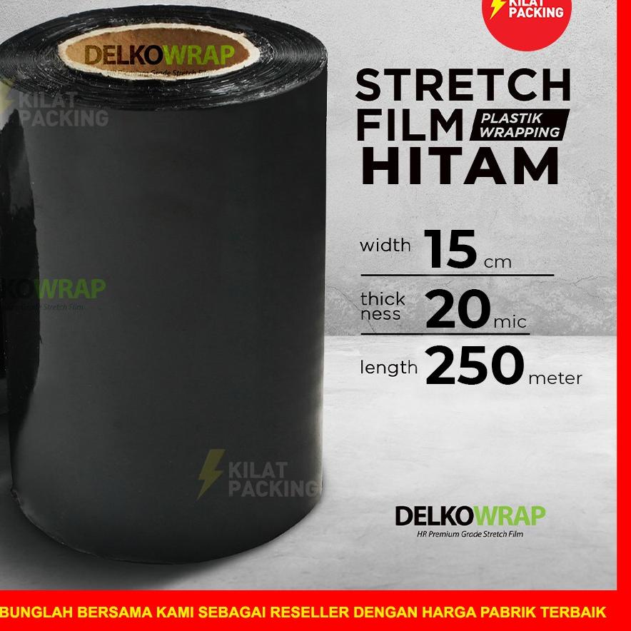 

Recomend Stretch Film Hitam 15 CM x 250 M Plastik Wrapping TerSatuan ✓