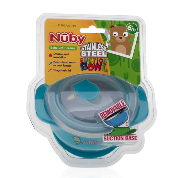 Nuby Stainless Owl Bowl  &amp; Monkey 250Ml