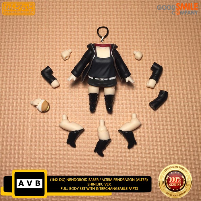 Nendoroid (1142-DX) Saber Altria Pendragon (Alter) Shinjuku Ver. Full Body Set With Interchangeable