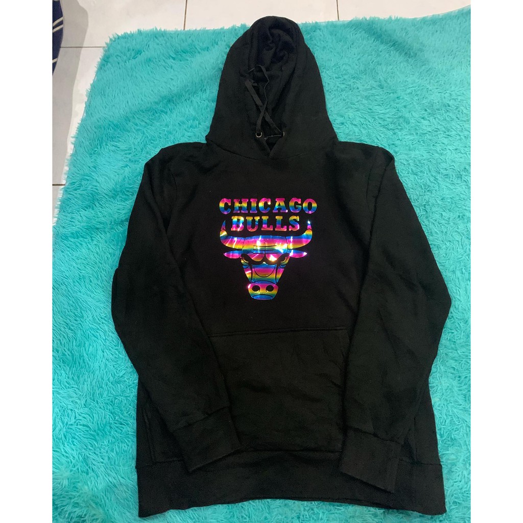 HOODIE CHICAGO BULLS RAINBOW