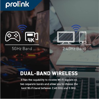 Prolink AC650 Wireless USB Adapter DH5102U l Network