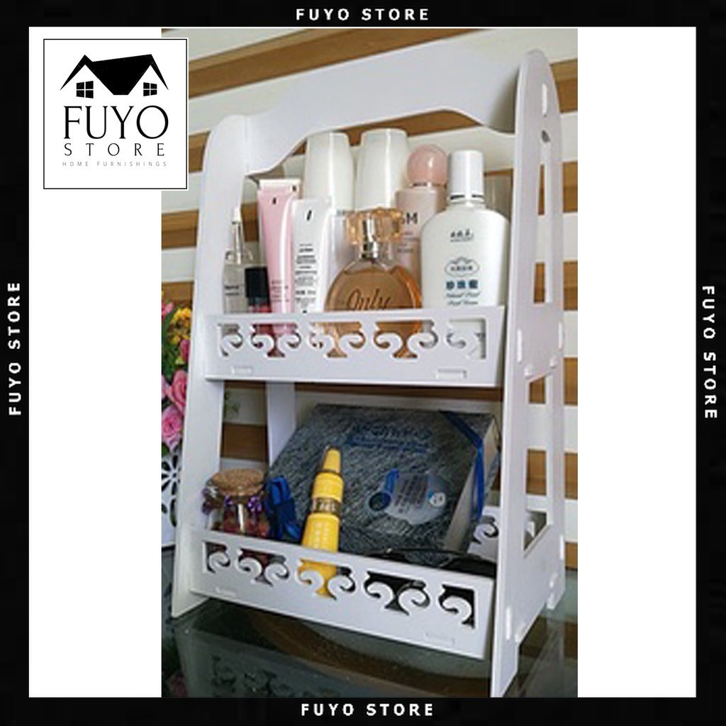 FYSRK - Rak KosmetiK DIY Desktop Storage DIY Serbaguna / Rak Skincare / Rak Bumbu Dapur / Rak Serbag