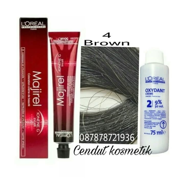 loreal majirel 4 brown / pewarna rambut / hair color