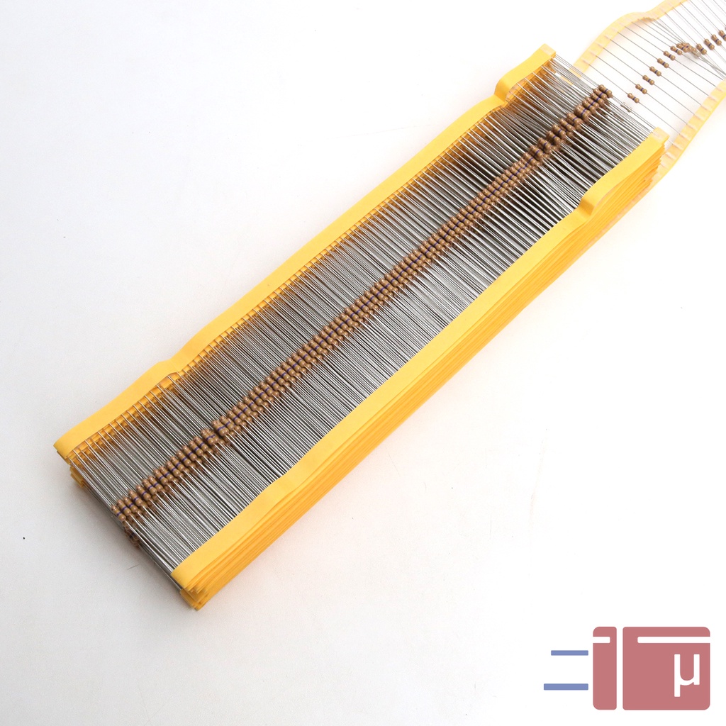 X10 Resistor 470K 1/4W Karbon 5% Taiwan Kaki Tembaga