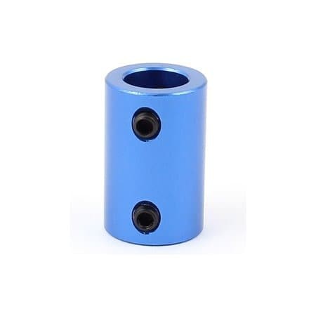 Blue Aluminum Alloy Coupling Coupler Bore 5mm 8mm D14 L25 5x8mm