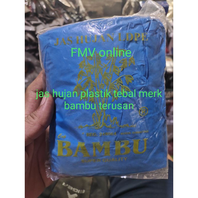 mantel jas hujan plastik terusan Tebal sesuai foto