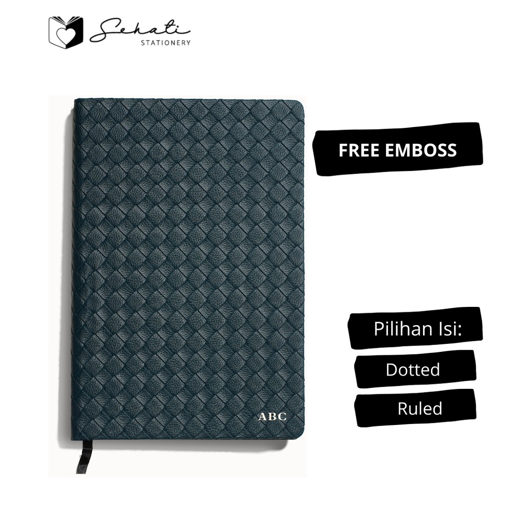 

SHT Leather Notebook /Bullet Journal /Jurnal A5 BOTTEGA