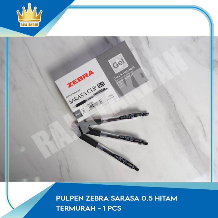 

NEW Pulpen ZEBRA Sarasa 0.5 Hitam TERMURAH - 1 Pcs