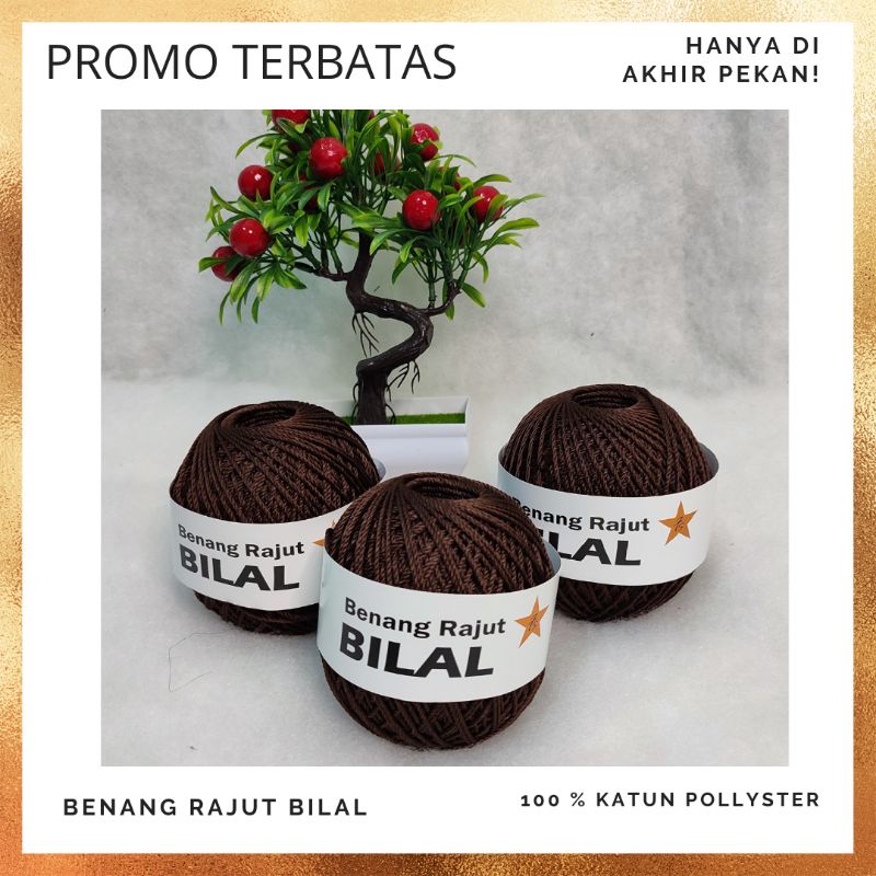 BENANG RAJUT BILAL PERPACK isi 10 gulung