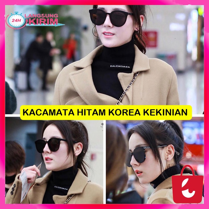 [Terbaru] Kacamata Hitam Wanita Kacamata Korea Style Wanita Tik Tok BTS Fashion Wanita Style Korea