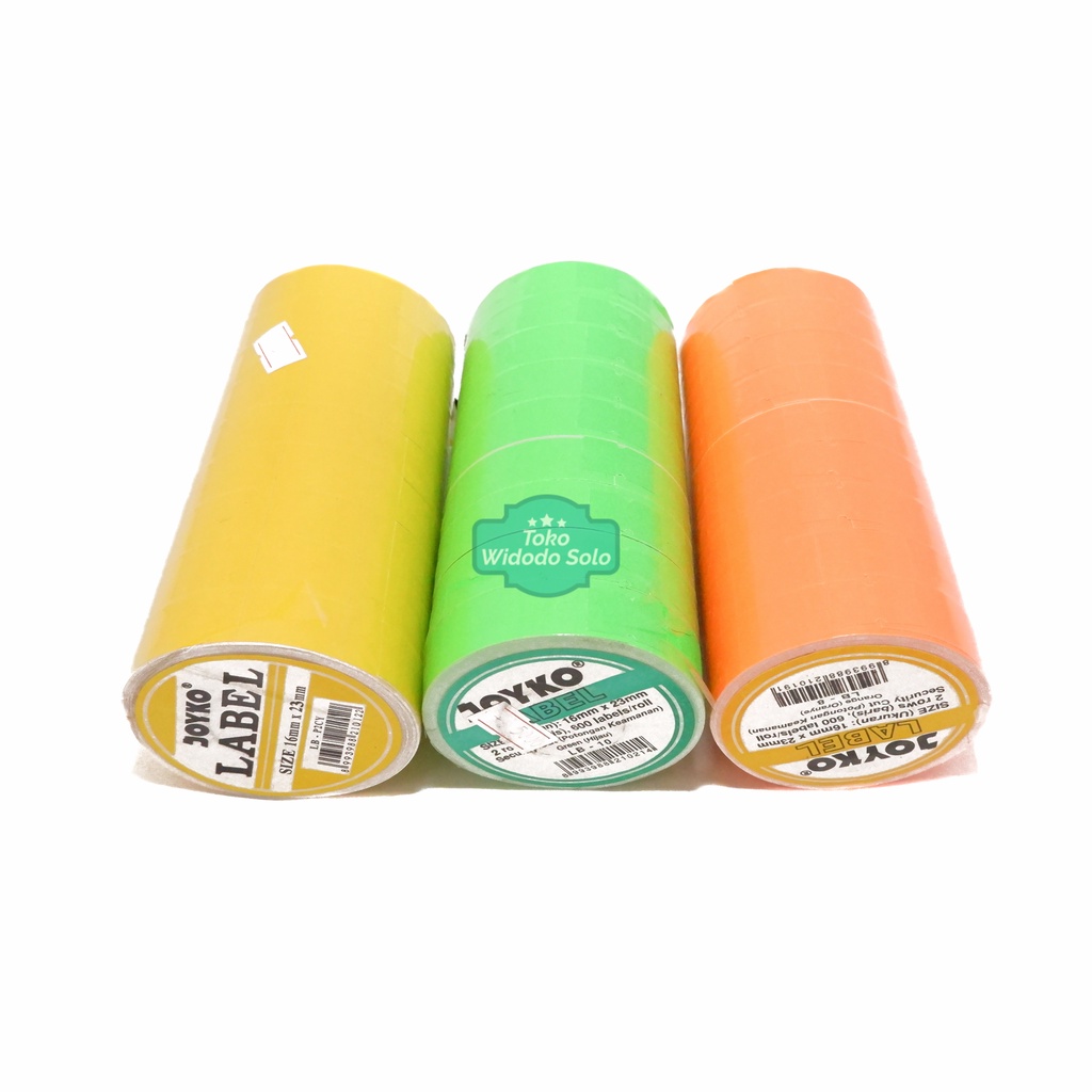 

Stiker Label Harga Joyko LB P2CY Hijau Kuning Oranye 2 Line Hand Labeller Refill Tembak Harga - 10 Buah