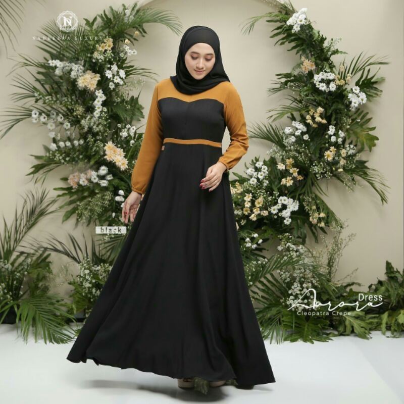 PAKAIAN WANITA-DRESS-AURORA DRESS SZ L NADHEERA LUXURY