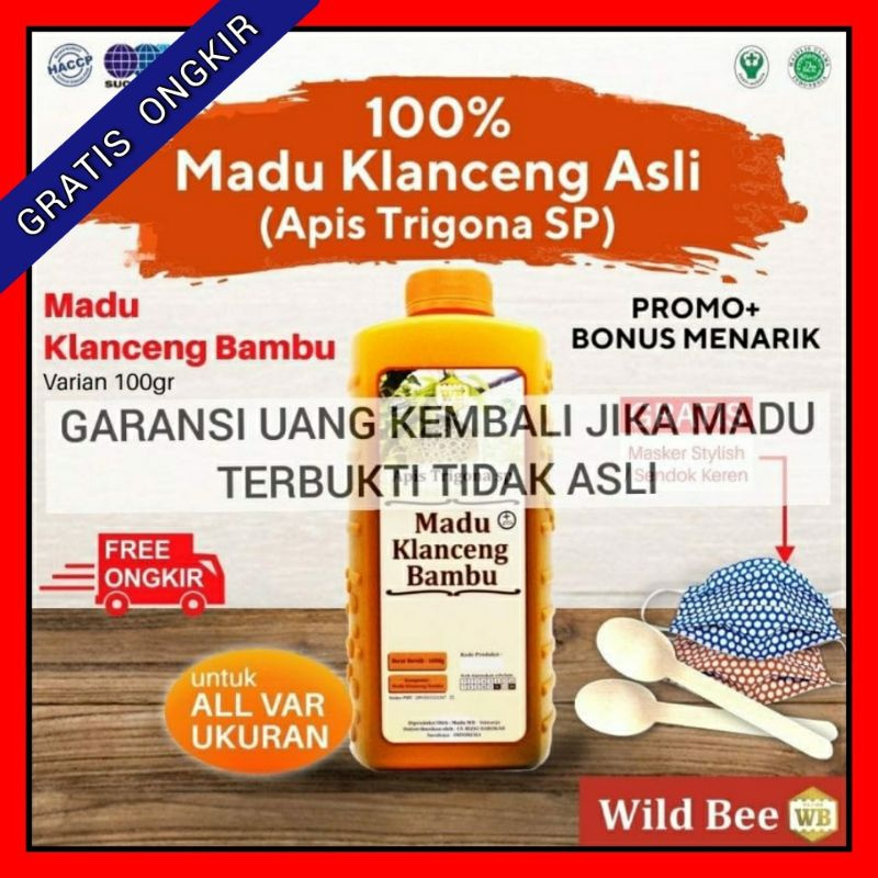 

MADU KLANCENG BAMBU ASLI MURNI 100% Lebah Apis Trigona, WILD BEE