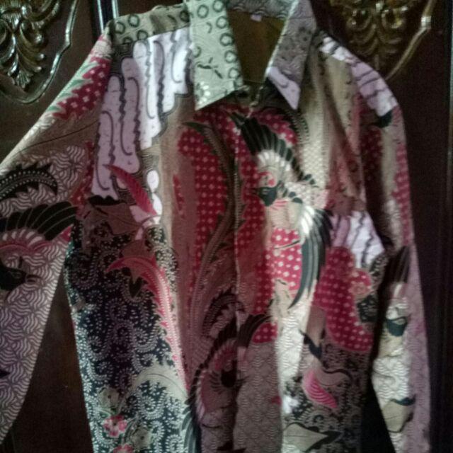 Peksi Galaran Kemeja Batik Pria Atasan Batik Baju Batik Pria Lengan Panjang Batik Modern By Dillan