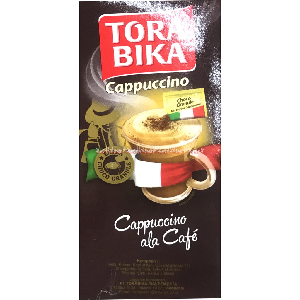 Torabika Cappucino 5 sachet Coklat Granule Kopi Tora Bika Coffee Capucino Kapucino Torabikka 5sachet