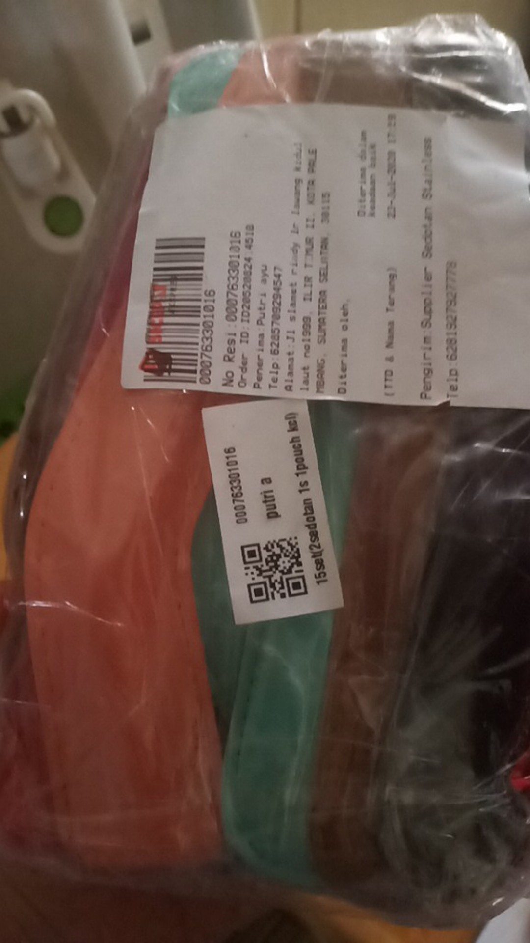 Sedotan Stainless Foodgrade Paket Pouch Brush Sikat