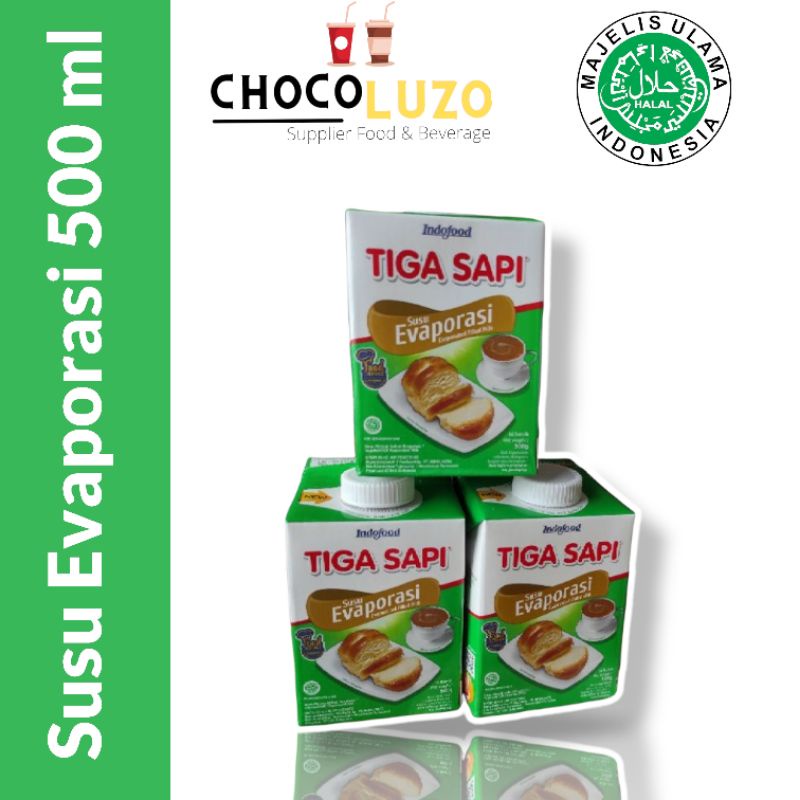 

Susu Evaporasi Tiga Sapi 500 Ml - Susu Cair