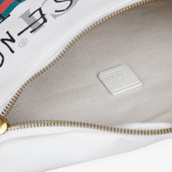 white gucci bum bag