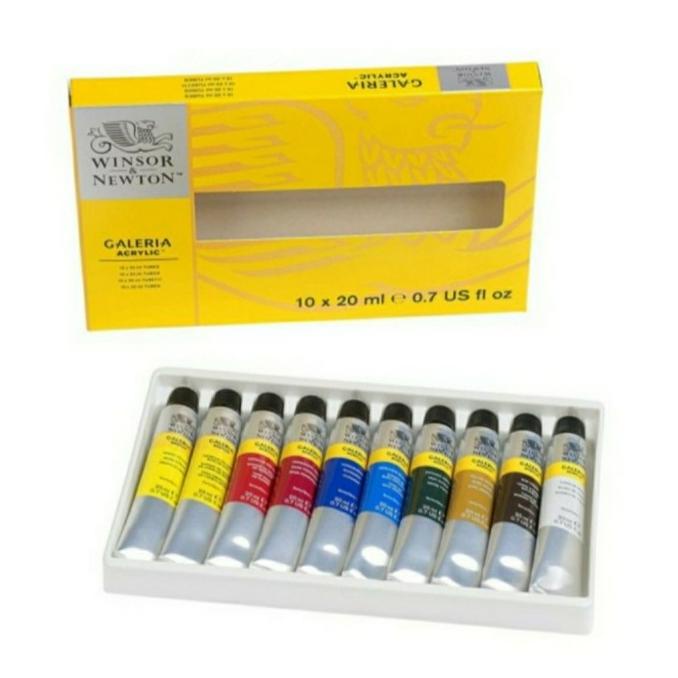 

Cat Akrilik Galeria Acrylic Colour Tube Set 10 X 20 Ml Winsor & Newton