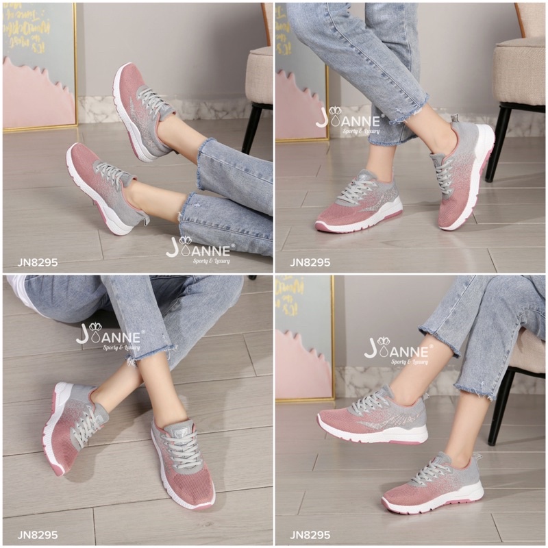 RESTOCK! [ORIGINAL] JOANNE FlyKnit Sport Sneakers Shoes Sepatu Wanita #JN8295