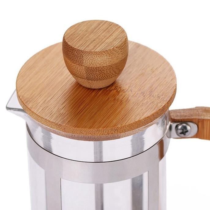 French Press 350ml Coffee Press Wood