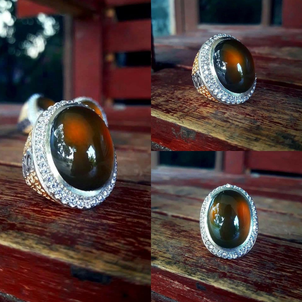 Batu Cincin Solar Kopi Aceh hitam 1208