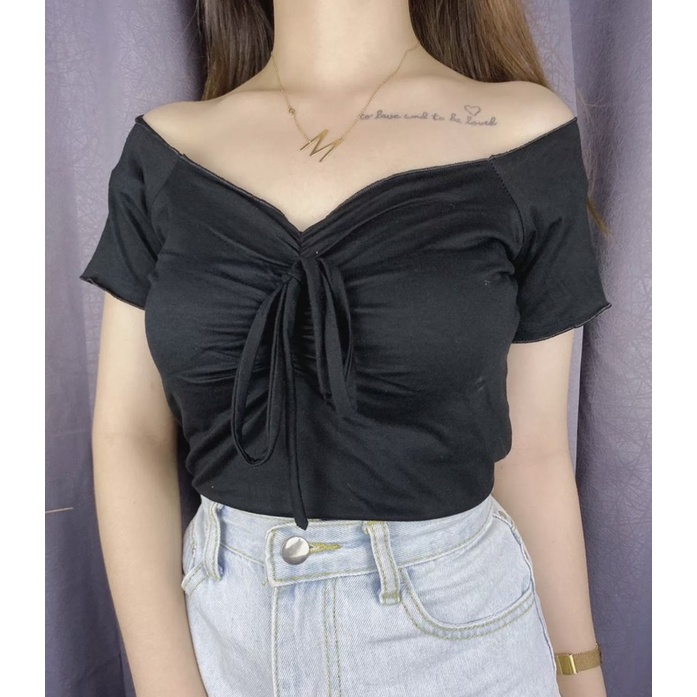 Croptop Camie Wanita/Croptop Wanita/AURORA CLOTHING