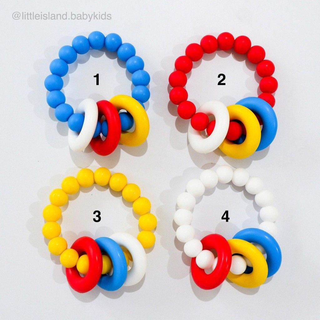 LIN017 PLATUBE Teether Bayi Size 3+ Bulan BPA Free