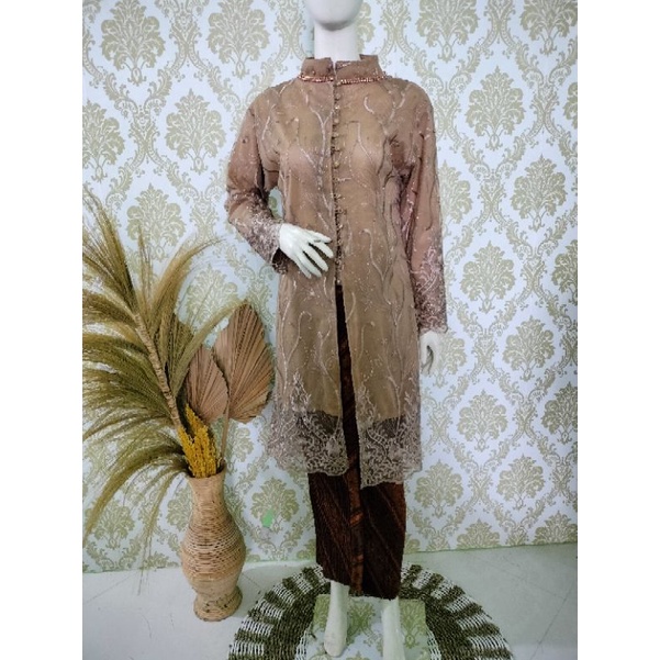 KEBAYA TUNIK IBU BESAN SIZE XL (LD 110), XXL (LD 115), XXL ( LD 120)