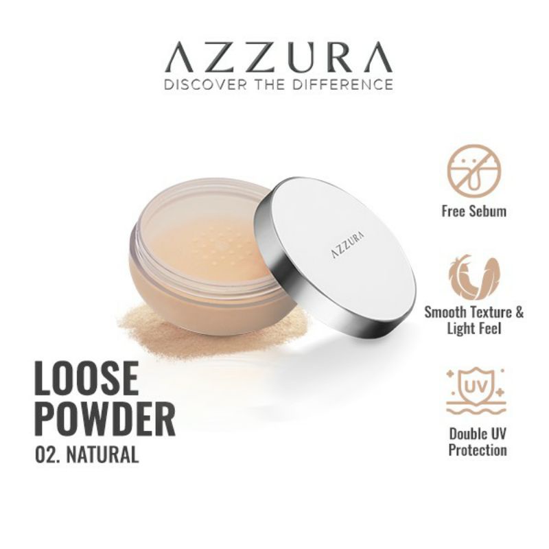 AZZURA LOOSE POWDER BEDAK TABUR ~ ORIGINAL 100%