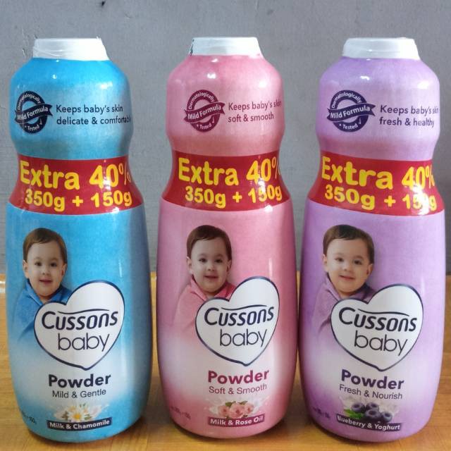 BEDAK / POWDER CUSSONS BABY 350G+150G