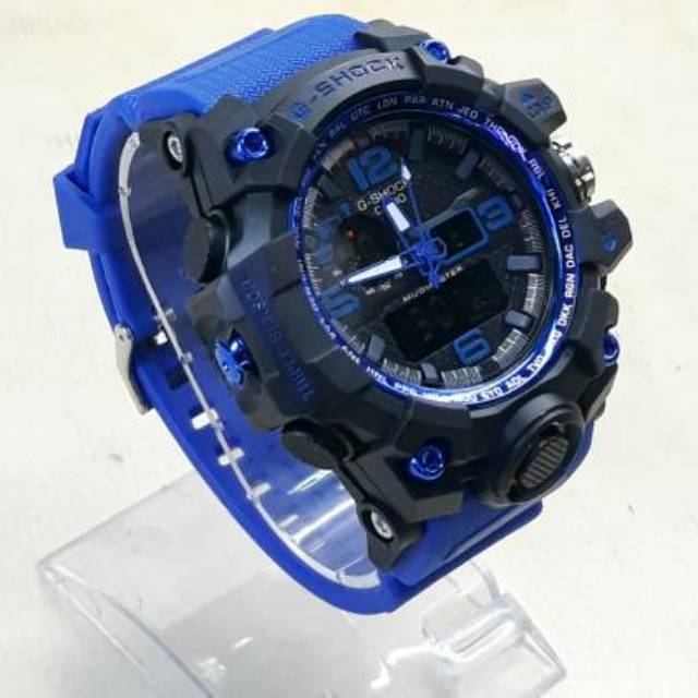 JAM TANGAN GSHOCK GA100 BLACK BLUE