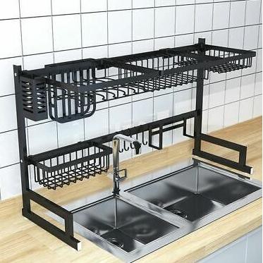 Sale Rak Piring Wastafel / Rak Piring Ikea / Rak Piring Hitam 85Cm