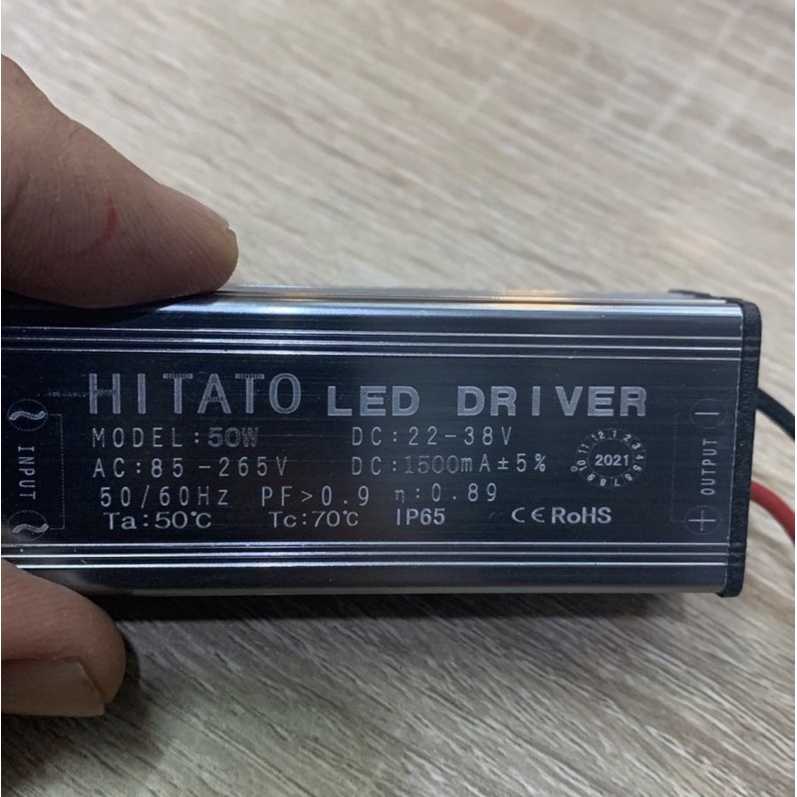 Led Driver 1500 mah 50 watt /  travo Lampu Sorot COB 50 Watt