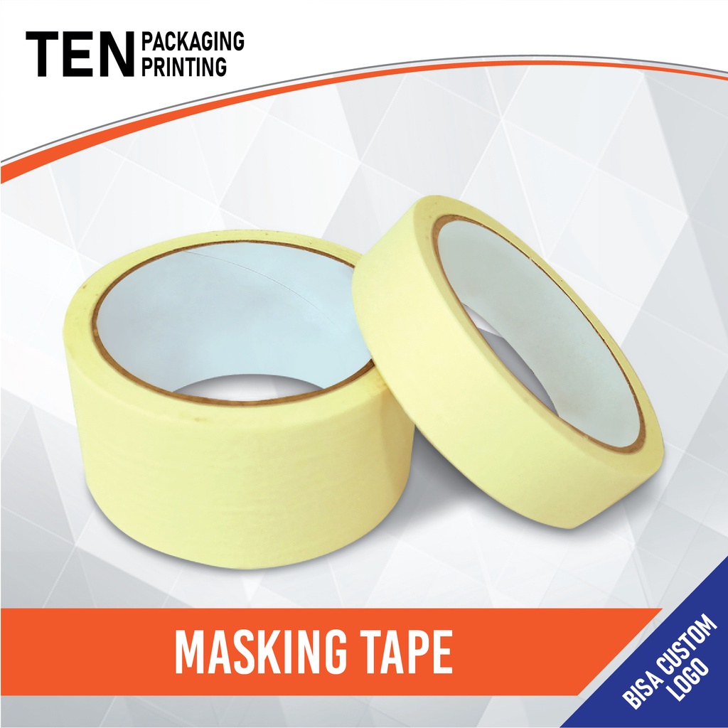 

24mm x 15 Meter Masking Tape Lakban Kertas / Isolasi Lakban Termurah