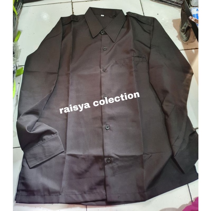 baju seragam safari satpam coklat terbaru