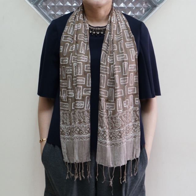 Scarf batik katun Paris halus