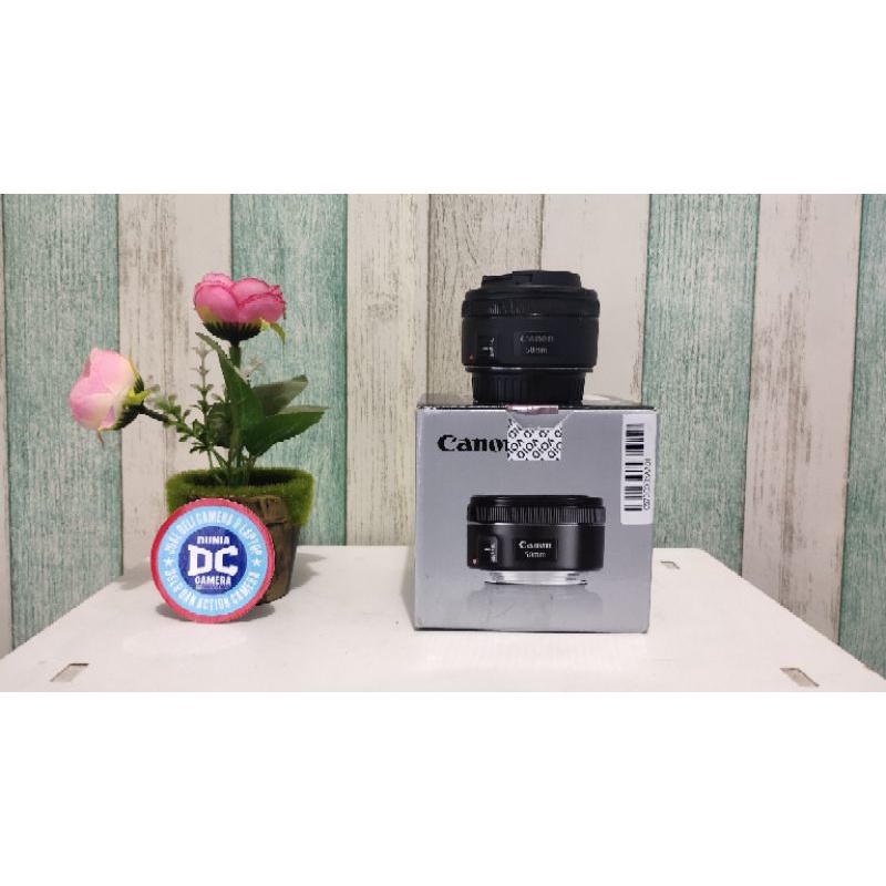 Lensa Fix Canon STM 50mm For Canon second