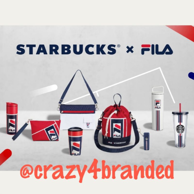 Starbucks × Fila 2021 Merchandise & Tumbler Collections