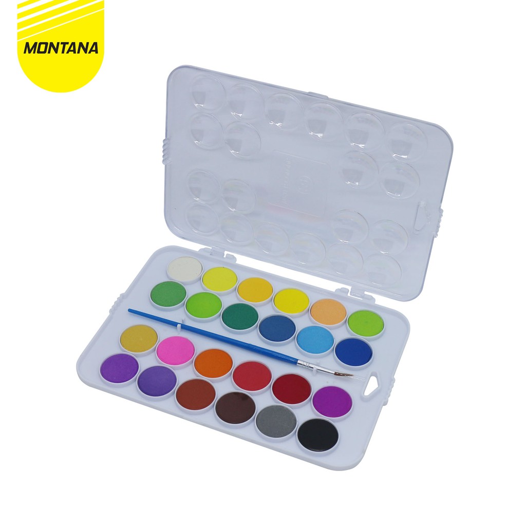 

mh MurahMurahATK WaterColor 24 Warna / Cat Air Montana TWC-24 / WaterColor Cake