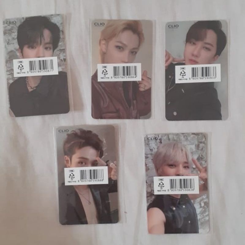 PC Clio Stray Kids Spicy Version - Photocard Bang Chan, Changbin, Felix, Seungmin, I.N