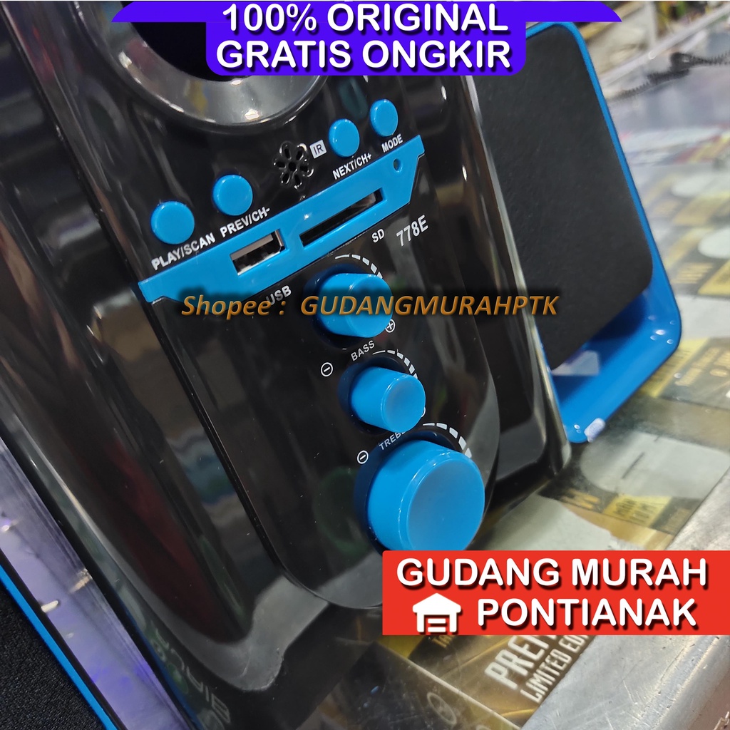 Speaker Bluethoot Teckyo Produk By GMC Multimedia 778E