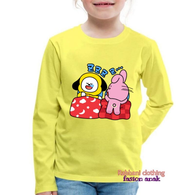 BAJU BT21 KAOS ANAK LENGAN PANJANG