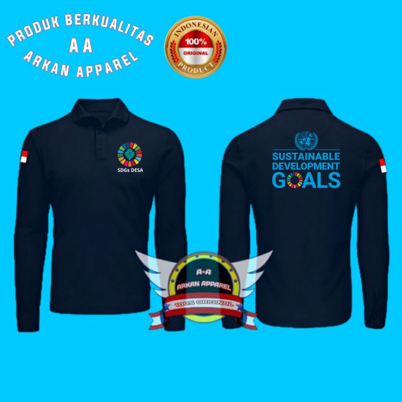 KAOS KERAH SDGS DESA KAOS POLO SHIRT SDGS DESA