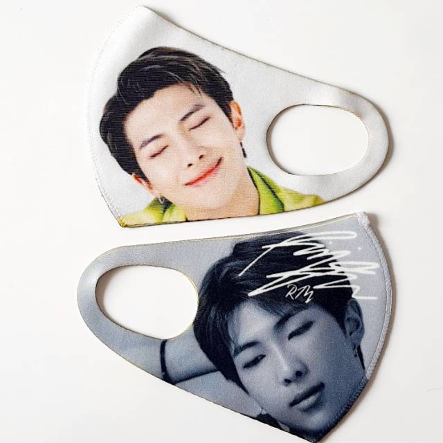 MASKER SCUBA RAP MONSTER BTS FULL PRINTING KPOP BANGTAN BOYS MEMBER MASKER KOREA MASKER KAIN SCUBA