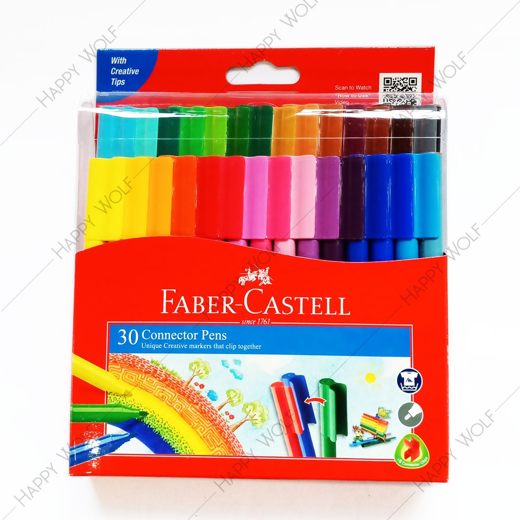 

Spidol Warna Faber-Castell Connector Pens 30 Colours