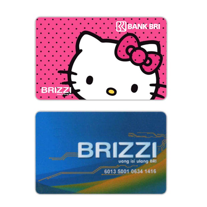Hello Kitty Kartu E-Money BRIZZI BRI Custom Card