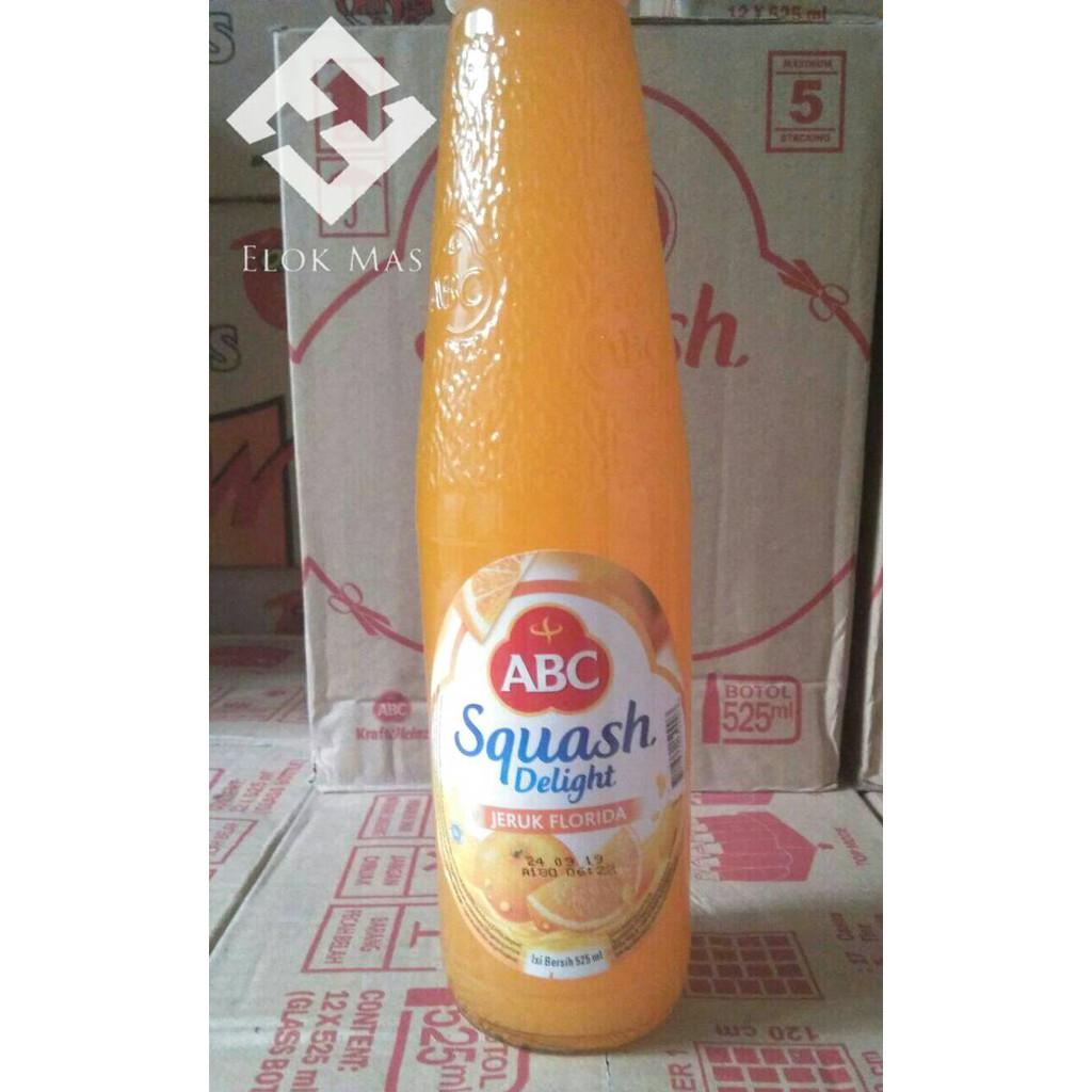 Sirup ABC Squash Delight Jeruk Florida Syrup Orange 525ml TERMURAH. GOJEK