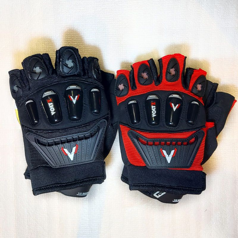 Sarung Tangan Voltz Vx01s pendek Gloves motor half finger not Scoyco mx14